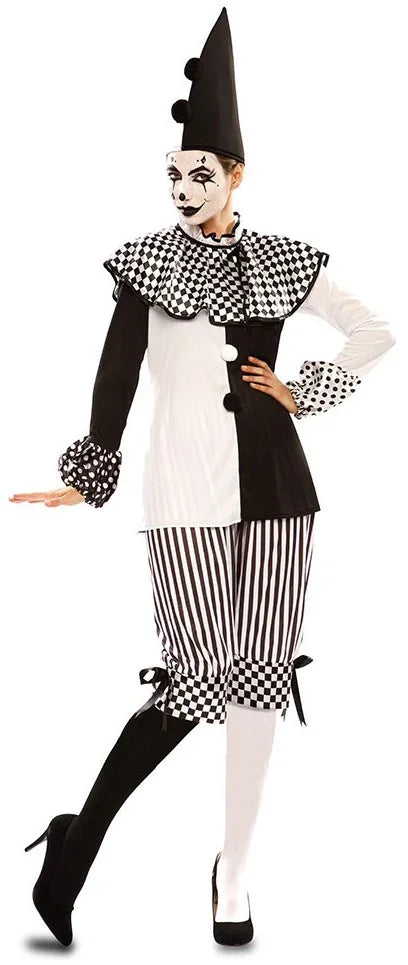 Disfraces en Pareja de Arlequines Blancos y Negros Arlequines y Bufones Disfraces Simon